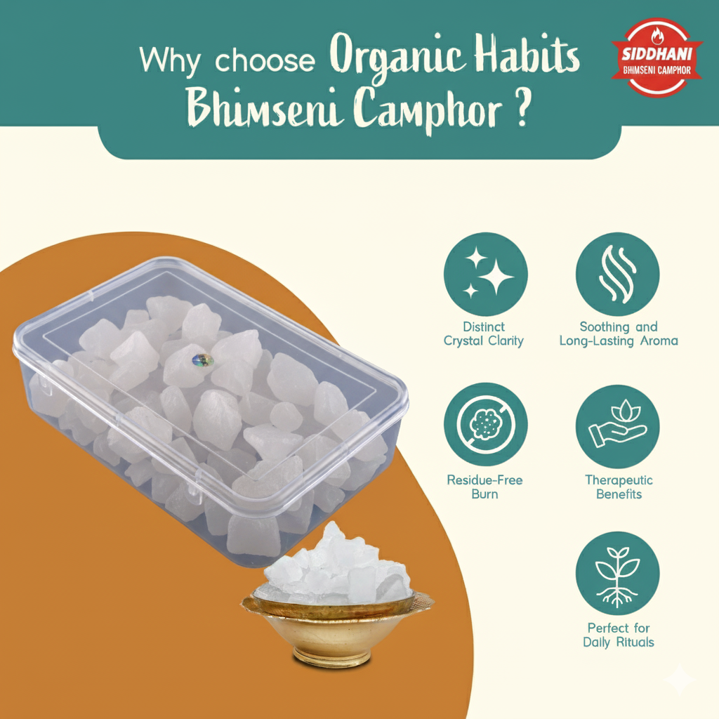 Benefits of Bhimseni Camphor