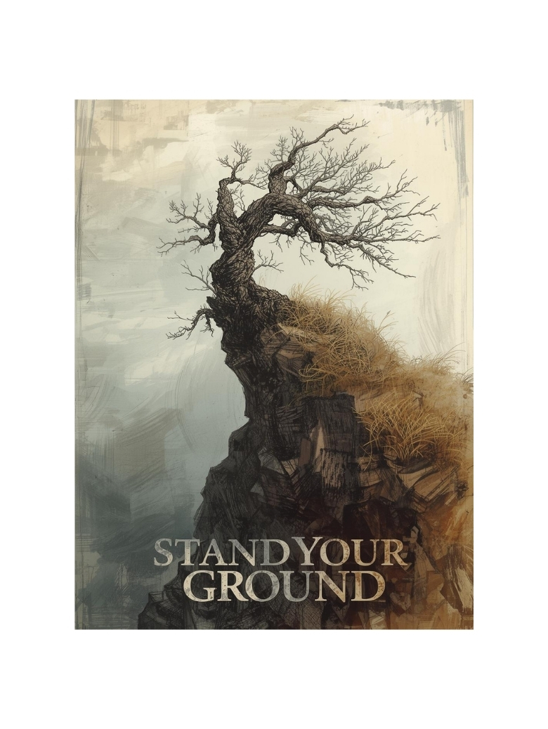 "Stand Your Ground" | Resilience & Strength Motivational Poster