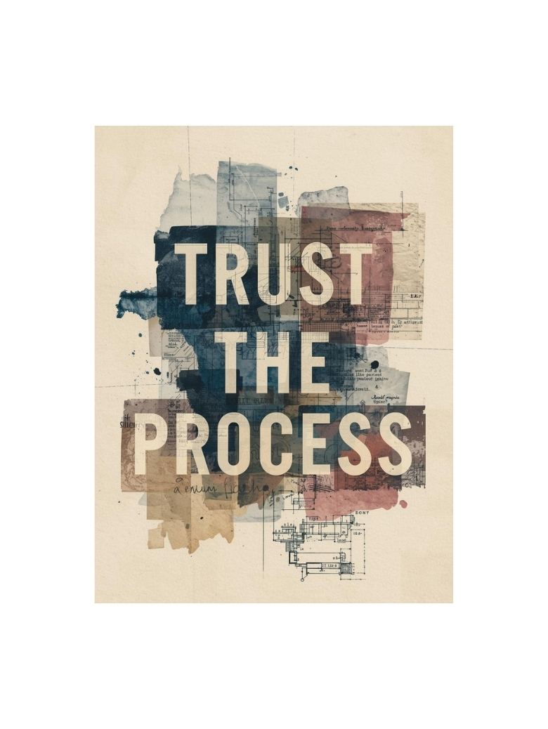 "Trust The Process" | Motivational Poster